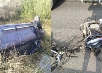 ದೇವನಹಳ್ಳಿಯಲ್ಲಿ ಭೀಕರ ಅಪಘಾತ.. ಬೈಕ್ ಸವಾರ ಬಲಿ