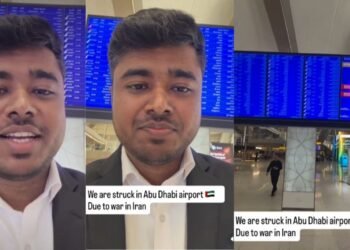 ಇರಾನ್-ಇಸ್ರೇಲ್ ಯುದ್ಧ | ಗಲ್ಫ್ ರಾಷ್ಟ್ರಗಳ ವಿಮಾನ ಹಾರಾಟ ರದ್ದು : ಅಬುಧಾಬಿ ಏರ್ಪೋರ್ಟ್ನಲ್ಲಿ ಸಿಲುಕಿದ ಡ್ರೋನ್ ಪ್ರತಾಪ್