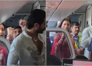 ಅದ್ದೂರಿ ವಿವಾಹದ ಬಳಿಕ ಎಕಾನಮಿ ಕ್ಲಾಸ್ನಲ್ಲಿ ಪ್ರಯಾಣ.. ‘ವಿರೋಶ್’ ಜೋಡಿಯ ಸರಳತೆಗೆ ಫ್ಯಾನ್ಸ್ ಫಿದಾ!