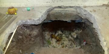 ನಿಧಿ ಆಸೆಗಾಗಿ ಅಪಾರ್ಟ್​​​ಮೆಂಟ್​​ನ ಬೇಸ್ಮೆಂಟ್​​ ತೋಡಿದ ಬಿಲ್ಡರ್!​