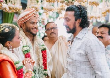 ಸಪ್ತಪದಿ ತುಳಿದ ಕ್ರಿಕೆಟಿಗ ವೈಶಾಕ್ ವಿಜಯ್.. ನವ ಜೋಡಿಗೆ ಶುಭ ಹಾರೈಸಿದ ಕಿಚ್ಚ