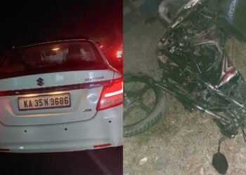 ಬೈಕ್-ಕಾರು ನಡುವೆ ಭೀಕರ ಅ*ಘಾತ | ಮೂವರು ಬೈಕ್ ಸವಾರರು ದುರ್ಮ*ಣ
