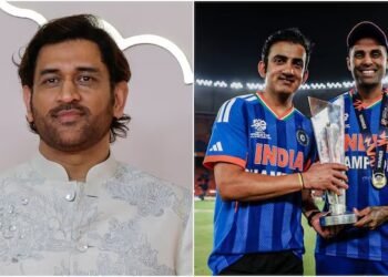 ಟಿ20 ವಿಶ್ವಕಪ್‌ನಲ್ಲಿ ಭಾರತ ದಿಗ್ವಿಜಯ.. ‘ಕೋಚ್ ಸಾಹೇಬ್’ ಗಂಭೀರ್ ಮಂದಹಾಸಕ್ಕೆ ಧೋನಿ ಫಿದಾ!