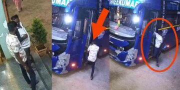 ಕಣ್ಮುಚ್ಚಿ ಬಿಡುವಷ್ಟರಲ್ಲಿ ಚಿನ್ನಾಭರಣವಿದ್ದ ಬ್ಯಾಗ್‌ನ್ನೇ ಹೊತ್ತೊಯ್ದ ಖದೀಮ!