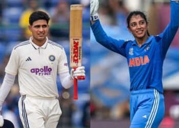 ನಮನ್ ಅವಾರ್ಡ್ಸ್ 2026 : ಬಿಸಿಸಿಐನ ವರ್ಷದ ಶ್ರೇಷ್ಠ ಕ್ರಿಕೆಟಿಗ ಪ್ರಶಸ್ತಿಗೆ ಭಾಜನರಾದ ಶುಭಮನ್ ಗಿಲ್ ಹಾಗೂ ಸ್ಮೃತಿ ಮಂಧಾನ