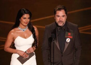 ಆಸ್ಕರ್ ವೇದಿಕೆಯಲ್ಲಿ ಯುದ್ಧದ ವಿರುದ್ಧ ಗುಡುಗಿದ ಜೇವಿಯರ್ ಬಾರ್ಡೆಮ್ – ಪ್ರಿಯಾಂಕಾ ಚೋಪ್ರಾ ಸಮ್ಮುಖದಲ್ಲೇ ಪ್ಯಾಲೆಸ್ತೀನ್‌ಗೆ ಬೆಂಬಲ!