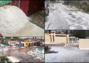 ಚಾಮರಾಜನಗರದಲ್ಲಿ ಆಲಿಕಲ್ಲು ಸಹಿತ ಭಾರೀ ಮಳೆ.. ಬಿಸಿಲ ಬೇಗೆಗೆ ಕಂಗಾಲಾಗಿದ್ದ ಜನತೆ ಕೂಲ್ ಕೂಲ್!