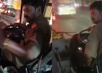 ಕುಡಿದ ಮತ್ತಲ್ಲೇ ಡ್ರೈವಿಂಗ್ ಮಾಡಿದ BMTC ಚಾಲಕ.. ವಿಡಿಯೋ ವೈರಲ್‌!