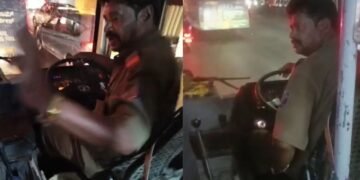 ಕುಡಿದ ಮತ್ತಲ್ಲೇ ಡ್ರೈವಿಂಗ್ ಮಾಡಿದ BMTC ಚಾಲಕ.. ವಿಡಿಯೋ ವೈರಲ್‌!