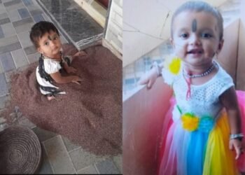 ಲಾರಿ ಹರಿದು 4 ವರ್ಷದ ಬಾಲಕಿ ಸಾವು : ದೇವಸ್ಥಾನಕ್ಕೆ ಹೋಗುವಾಗಲೇ ದುರಂತ