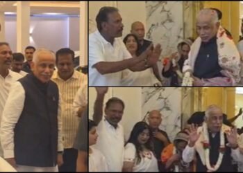 ರಂಜಾನ್ ಸಂಭ್ರಮ.. ಕೆಜಿಎಫ್ ಬಾಬು ನಿವಾಸಕ್ಕೆ ಆಂಧ್ರ ರಾಜ್ಯಪಾಲ ಅಬ್ದುಲ್ ನಜೀರ್ ಭೇಟಿ!