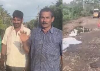 ನಮಗೆ ಯಾವ ಭಾಗ್ಯವೂ ಬೇಡ, ಗುಂಡಿ ಮುಚ್ಚುವ ಭಾಗ್ಯ ನೀಡಿ : ಗ್ರಾಮಸ್ಥರ ಗೋಳು