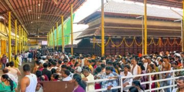 ಸಾಲು ಸಾಲು ರಜೆ ಹಿನ್ನಲೆ ಕುಕ್ಕೆ ಸುಬ್ರಹ್ಮಣ್ಯಕ್ಕೆ ಹರಿದು ಬಂದ  ಭಕ್ತ ಸಾಗರ..!