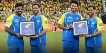 ಚೆನ್ನೈನಲ್ಲಿ ‘ರೋರ್ 26’ ಅಬ್ಬರ.. ಹಳೆ ಹುಲಿಗಳ ಸಮಾಗಮದಲ್ಲಿ ಮಿಂಚಿದ ಧೋನಿ.. ಸಂಜು, ದುಬೆಗೆ ಸನ್ಮಾನ!