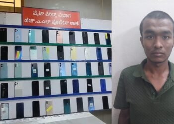 ಬೆಳಿಗ್ಗೆ ವೆಲ್ಡಿಂಗ್ ಕೆಲಸ, ರಾತ್ರಿ ಮೊಬೈಲ್‌ ಕಳ್ಳತನ ಮಾಡುತ್ತಿದ್ದ ಖದೀಮ ಅರೆಸ್ಟ್‌!