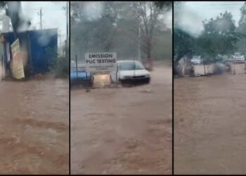 ಬೆಳಗಾವಿಯಲ್ಲಿ ವರುಣನ ಅಬ್ಬರ.. ನದಿಯಂತಾದ ರಸ್ತೆಗಳು, ಜನಜೀವನ ಅಸ್ತವ್ಯಸ್ತ!