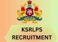 ಕರ್ನಾಟಕ ಸರ್ಕಾರದ KSRLPS ಸಂಸ್ಥೆಯಲ್ಲಿ ನೇಮಕಾತಿ.. ಕೂಡಲೇ ಅರ್ಜಿ ಸಲ್ಲಿಸಿ!