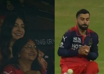 ವಿರಾಟ್ ಕೊಹ್ಲಿ ಕೈಚೆಲ್ಲಿದ ಸುಲಭ ಕ್ಯಾಚ್ : ಗ್ಯಾಲರಿಯಲ್ಲಿ ಕುಳಿತು ನಕ್ಕ ಪತ್ನಿ ಅನುಷ್ಕಾ ಶರ್ಮಾ.. ವಿಡಿಯೋ ವೈರಲ್!