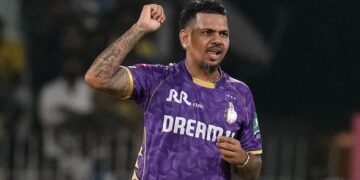 ಐಪಿಎಲ್ ಇತಿಹಾಸದಲ್ಲಿ ಸುನಿಲ್ ನರೈನ್ ಹೊಸ ದಾಖಲೆ : ಕಿರಾನ್ ಪೊಲಾರ್ಡ್ ಹಿಂದಿಕ್ಕಿ ಅಗ್ರಸ್ಥಾನಕ್ಕೇರಿದ ಕೆಕೆಆರ್ ಸ್ಟಾರ್