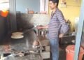 ಕಬ್ಬಿಣದ ಒಲೆ ನಿರ್ಮಿಸಿ ದೋಸೆ ತಯಾರಿಸಿದ ಹೋಟೆಲ್ ಮಾಲೀಕ