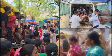 ಶೀತಲಾ ಮಾತಾ ದೇವಾಲಯದಲ್ಲಿ ಭೀಕರ ಕಾಲ್ತುಳಿತ – 8 ಮಹಿಳಾ ಭಕ್ತರು ದುರ್ಮರಣ!