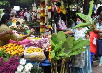 ಯುಗಾದಿ ಹಬ್ಬಕ್ಕೆ ಖರೀದಿ ಭರಾಟೆ ಜೋರು | ಹೂವು-ಹಣ್ಣುಗಳ ಬೆಲೆ ಗಗನಕ್ಕೆ.. ಗ್ರಾಹಕರು ಕಂಗಾಲು!