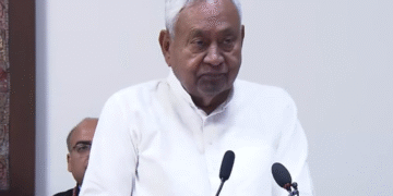 ರಾಜ್ಯಸಭಾ ಸದಸ್ಯರಾಗಿ ಪ್ರಮಾಣವಚನ ಸ್ವೀಕರಿಸಿದ ನಿತೀಶ್‌ ಕುಮಾರ್‌