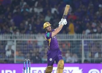 ಫಿನ್ ಅಲೆನ್ ಆರ್ಭಟ : ಡೇವಿಡ್ ಪೇಯ್ನ್ ಓವರ್‌ನಲ್ಲಿ 24 ರನ್ ಚಚ್ಚಿ ದಾಖಲೆ ಪುಸ್ತಕ ಸೇರಿದ ಕೆಕೆಆರ್ ಕಿವಿ ಆಟಗಾರ