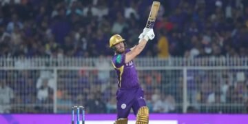 ಫಿನ್ ಅಲೆನ್ ಆರ್ಭಟ : ಡೇವಿಡ್ ಪೇಯ್ನ್ ಓವರ್‌ನಲ್ಲಿ 24 ರನ್ ಚಚ್ಚಿ ದಾಖಲೆ ಪುಸ್ತಕ ಸೇರಿದ ಕೆಕೆಆರ್ ಕಿವಿ ಆಟಗಾರ