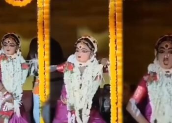 ಹೆಣ್ಣು ದೈವದ ಕೋಲಕ್ಕೆ ಬಣ್ಣ ಹಚ್ಚಿದ ಬಾಲಕ – ವಿಡಿಯೋ ವೈರಲ್!