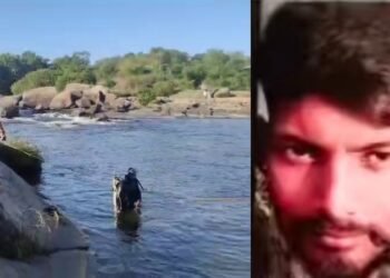 ತುಂಗಾ ನದಿಯಲ್ಲಿ ಈಜಲು ಹೋಗಿದ್ದ ಯುವಕ ನೀರುಪಾಲು!