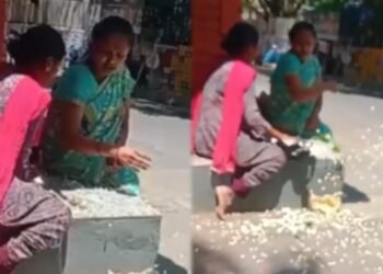 ಹೂ ಮಾರಾಟದ ವಿಚಾರಕ್ಕೆ ಜಡೆ ಜಗಳ.. ಮಲ್ಲಿಗೆ ಹೂವನ್ನು ಬಿಸಾಕಿ ಉದ್ಧಟತನ