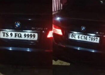 ಜೇಮ್ಸ್ ಬಾಂಡ್ ಸಿನಿಮಾದಂತೆ ಕ್ಷಣಾರ್ಧದಲ್ಲಿ ನಂಬರ್ ಪ್ಲೇಟ್ ಬದಲಿಸಿದ ಕುಡುಕ ವೈದ್ಯ : ಪೊಲೀಸರು ಶಾಕ್‌!