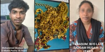 ರಾತ್ರಿ ಕಳ್ಳತನ, ಹಗಲು ರೋಲ್ಡ್ ಗೋಲ್ಡ್ ಆಟ : ಪೊಲೀಸರ ಬಲೆಗೆ ಕಿಲಾಡಿ ಜೋಡಿ!