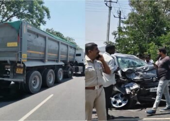 ಚಾ.ನಗರದಲ್ಲಿ ಭೀಕರ ಅಪಘಾತ : ಸ್ಥಳದಲ್ಲೇ ಇಬ್ಬರು ಸಾವು.. ಮತ್ತಿಬ್ಬರು ಗಂಭೀರ!