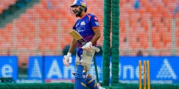 GT ವಿರುದ್ಧದ ಹಣಾಹಣಿಗೂ ಮುನ್ನ ನೆಟ್ಸ್‌ನಲ್ಲಿ ಅಬ್ಬರಿಸಿದ ರೋಹಿತ್ ಶರ್ಮಾ!