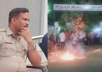 ಕೆರೂರು ಠಾಣೆ ಪಿಎಸ್‌ಐ, ಪಿಸಿ ‘ಲೋಕಾ’ ಬಲೆಗೆ – ಪಟಾಕಿ ಸಿಡಿಸಿ ಸಂಭ್ರಮಿಸಿದ ಯುವಕರು!