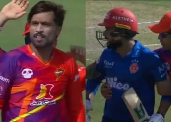 ಮೈದಾನದಲ್ಲೇ ಬೈದಾಡಿಕೊಂಡ ಮೊಹಮ್ಮದ್ ಆಮಿರ್-ಫಹೀಮ್ ಅಶ್ರಫ್!