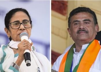 ಭವಾನಿಪುರದಲ್ಲಿ ಹೈಡ್ರಾಮಾ : ಬಿಜೆಪಿ ಸಮಾವೇಶದ ಅಬ್ಬರಕ್ಕೆ ಬೇಸತ್ತು ವೇದಿಕೆಯಿಂದ ಹೊರನಡೆದ ಮಮತಾ ಬ್ಯಾನರ್ಜಿ!