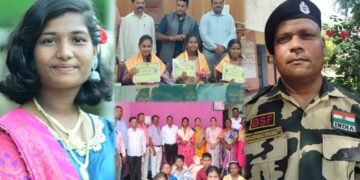 ಸೈನಿಕನ ಮಗಳು ಶಾಲೆಗೆ ಫಸ್ಟ್ : ಹಿರಿಯ ಅಧಿಕಾರಿಗಳಿಂದ ಸನ್ಮಾನ!