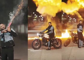 ಬಿಗ್‌ಬಾಸ್ ರಜತ್‌ ಮತ್ತೊಂದು ಎಡವಟ್ಟು : ಪೆಟ್ರೋಲ್ ಬಾಂಬ್ ಮಾದರಿ ಸ್ಫೋಟಿಸಿ ರೀಲ್ಸ್!