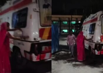 ಆ್ಯಂಬುಲೆನ್ಸ್‌ಗೆ ಅಂಟಿದ್ದ ಪತಿಯ ರಕ್ತವನ್ನು ಪತ್ನಿಯಿಂದ ತೊಳೆಸಿದ ಸಿಬ್ಬಂದಿ : ಮುಂದೇನಾಯ್ತು?