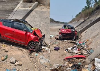 ಚಾಲಕನ ನಿಯಂತ್ರಣ ತಪ್ಪಿ ಹೇಮಾವತಿ ನಾಲೆಗೆ ಬಿದ್ದ ಕಾರು – ತಾಯಿ, ಮಗು ಸ್ಥಳದಲ್ಲೇ ಸಾವು!