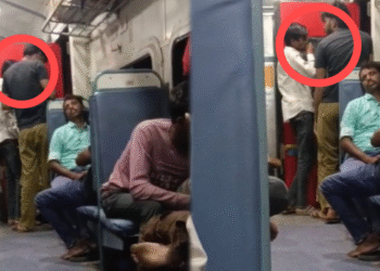 ರೈಲಿನಲ್ಲೇ ಗಾಂಜಾ ಸೇವಿಸಿದ ಪುಂಡರು – ಕ್ರಮಕ್ಕೆ ಆಗ್ರಹ