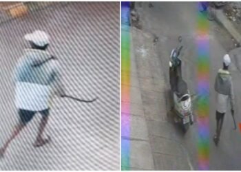 ಎಣ್ಣೆ ಏಟಲ್ಲಿ ಜನರ ಮೇಲೆ ಮಚ್ಚು ಬೀಸಿ ಪುಂಡರ ದಾಂಧಲೆ.. ಭಯಾನಕ ದೃಶ್ಯ ಸಿಸಿಟಿವಿಯಲ್ಲಿ ಸೆರೆ!