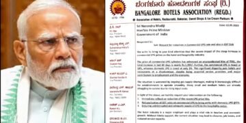 ಕಮರ್ಷಿಯಲ್ ಗ್ಯಾಸ್ ದರ ಇಳಿಸಿ – ಬೆಂಗಳೂರು ಹೋಟೆಲ್ ಅಸೋಸಿಯೇಷನ್​ನಿಂದ ಪ್ರಧಾನಿ ಮೋದಿಗೆ ಪತ್ರ!