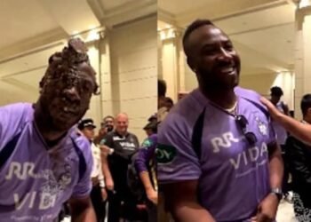 KKR ಸಂಭ್ರಮಕ್ಕೆ ಮರುಜನ್ಮ ನೀಡಿದ ರಸೆಲ್ ; ಪಂದ್ಯದ ಬೆನ್ನಲ್ಲೇ ಕೇಕ್ ಸ್ಮ್ಯಾಶ್ ಕಿರಿಕ್!