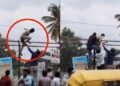 ಎಣ್ಣೆ ಮತ್ತಲ್ಲಿ ಸಾಯ್ತೀನಿ ಎಂದು ರಾಜಕಾಲುವೆ ಗ್ರಿಲ್‌ ಏರಿ ಯುವಕನ ಹುಚ್ಚಾಟ!