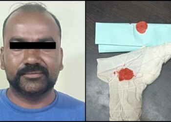 ಗನ್ ಇಟ್ಟುಕೊಂಡು ಓಡಾಡುತ್ತಿದ್ದ ವ್ಯಕ್ತಿಯ ಬಂಧನ..!