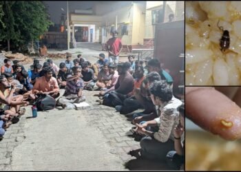 ಮಲ್ಲತಹಳ್ಳಿ PU ಬಾಯ್ಸ್ ಹಾಸ್ಟೆಲ್‌ನಲ್ಲಿ ವಿದ್ಯಾರ್ಥಿಗಳ ನರಕಯಾತನೆ ; ಜಿರಳೆ ಮಿಶ್ರಿತ ಆಹಾರ, ವಾರ್ಡನ್ ಬೇಜವಾಬ್ದಾರಿತನ!